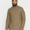 Only & Sons ONSLOCCER HIGH NECK - Pullover - Chinchilla
