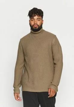 Only & Sons ONSLOCCER HIGH NECK - Pullover - Chinchilla