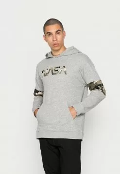 Only & Sons ONSNASA HOODIE - Sweatshirt - Light Grey Melange