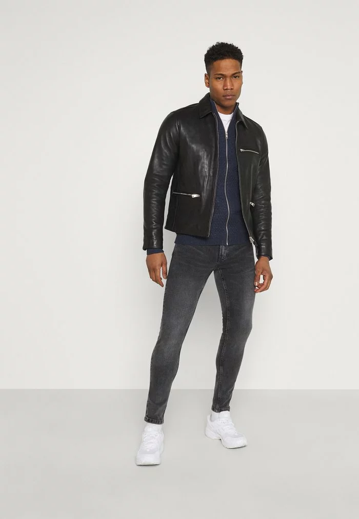 Only & Sons ONSWARP LIFE - Jeans Skinny - Grey Denim 2 Only & Sons ONSWARP LIFE - Jeans Skinny - Grey Denim – Image 2