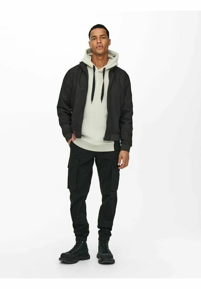 Only & Sons Blouson Bomber - Black 2 Only & Sons Blouson Bomber - Black – Image 2