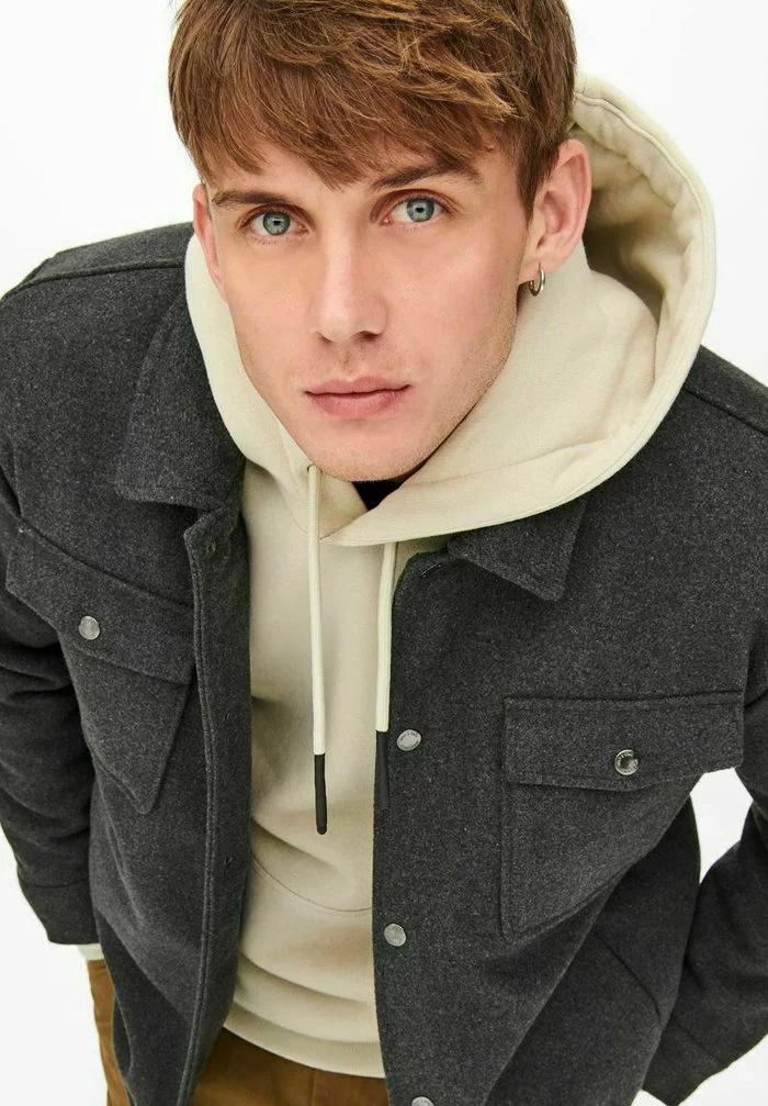 Only & Sons Veste Légère - Dark Grey Melange 5 Only & Sons Veste Légère - Dark Grey Melange – Image 5