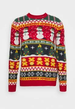 Only & Sons ONSX-MAS MULTI JAQUARD - Pullover - Pompeian Red -Only & Sons Soldes Boutique d5151b3aefe14e929ee05035788e3048