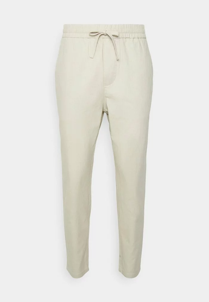 Only & Sons ONSLINUS CROP MIX - Pantalon Classique - Silver Lining 1 Only & Sons ONSLINUS CROP MIX - Pantalon Classique - Silver Lining