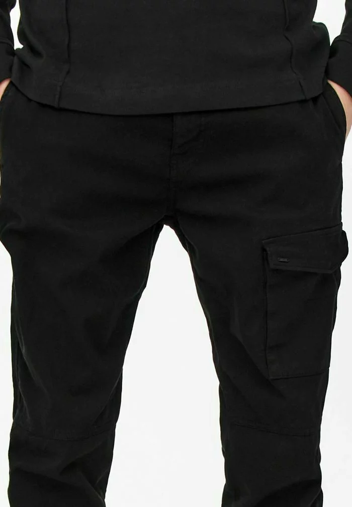 Only & Sons Pantalon Cargo - Black 4 Only & Sons Pantalon Cargo - Black – Image 4