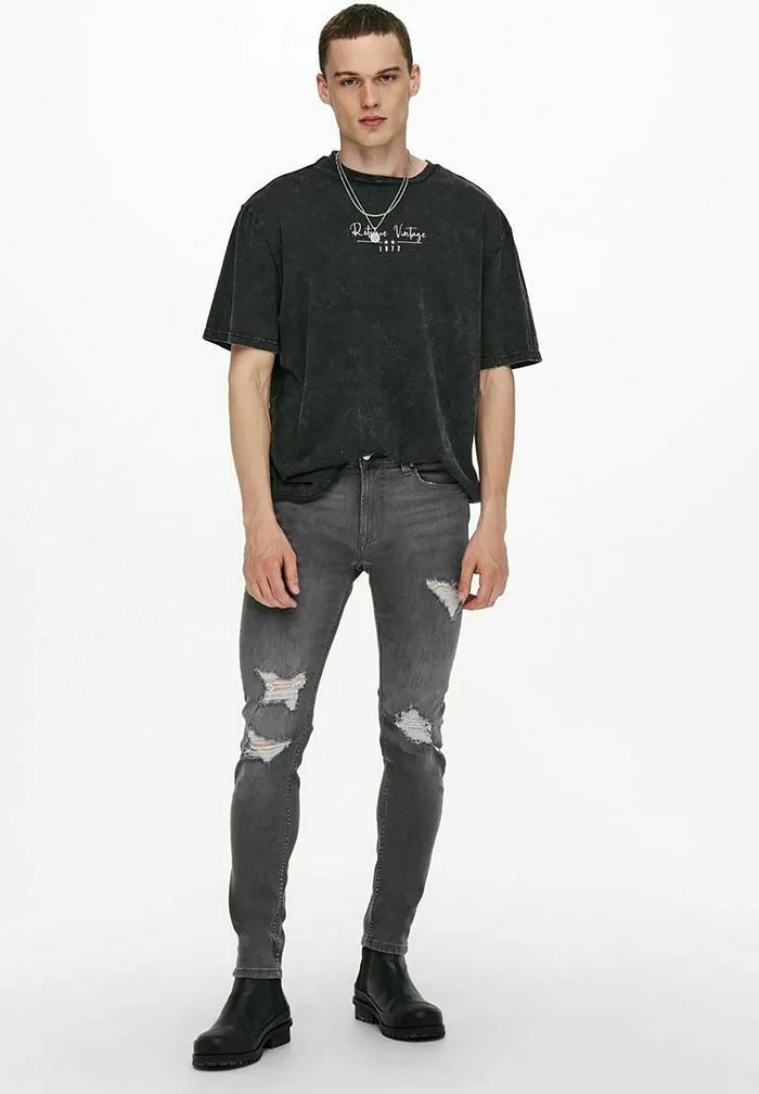 Only & Sons T-shirt Imprimé - Black 2 Only & Sons T-shirt Imprimé - Black – Image 2