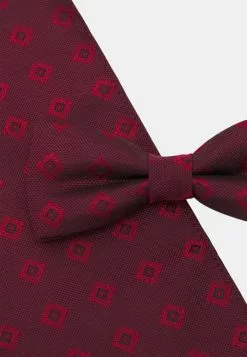 Only & Sons ONSTROY PATTERN BOW TIE SET - Noeud Papillon - Merlot -Only & Sons Soldes Boutique dcbff5b5715243158b27451855b7fc08