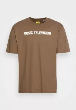 Only & Sons MTV TEE - T-shirt Imprimé - Teak -Only & Sons Soldes Boutique de7f3634036a4d2681310d499e78c7dd