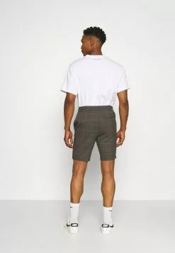 Only & Sons ONSLINUS CHECK - Short - Dark Grey Melange -Only & Sons Soldes Boutique de91aefad6164782bb66e01f2aeb8d47
