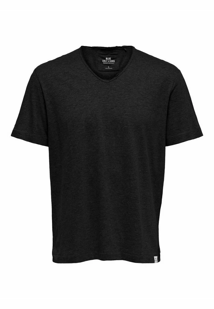 Only & Sons T-shirt Basique - Black 1 Only & Sons T-shirt Basique - Black