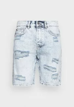Only & Sons ONSAVI DAMAGE - Short En Jean - Blue Denim -Only & Sons Soldes Boutique df35153fb3e0412d9b81aedaa081f749