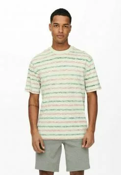Only & Sons RELAXED FIT - T-shirt Imprimé - Dark Green