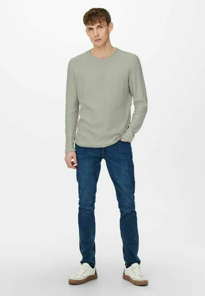 Only & Sons Sweatshirt - Moonstruck 2 Only & Sons Sweatshirt - Moonstruck – Image 2