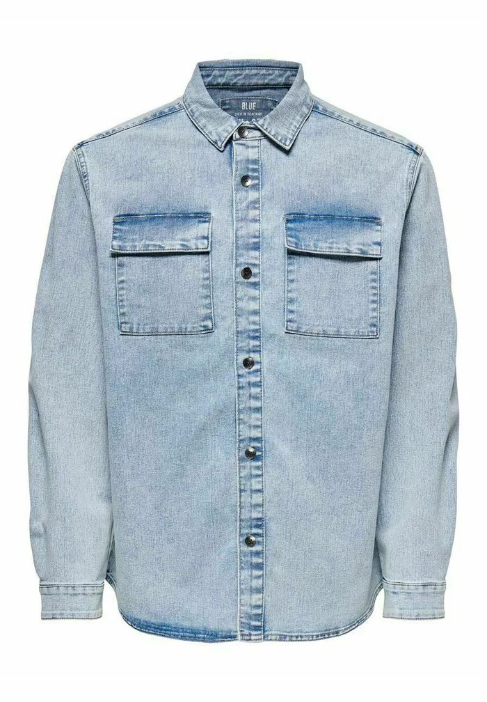 Only & Sons Chemise - Blue Denim 1 Only & Sons Chemise - Blue Denim