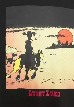 Only & Sons ONSLUCKY LUKE LIFE REG TEE - T-shirt Imprimé - Black -Only & Sons Soldes Boutique e21c091dab1047b59e79eb73a476415a