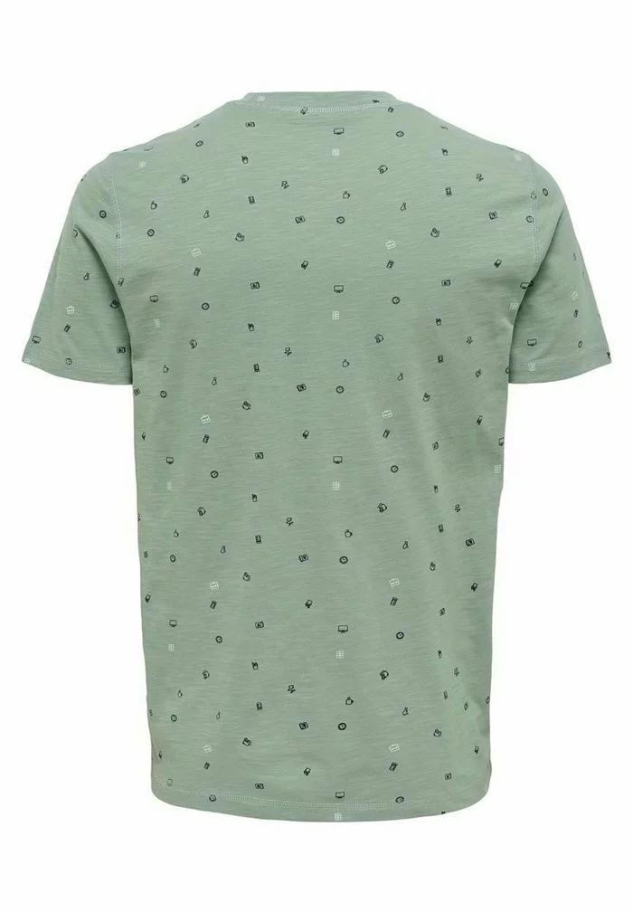 Only & Sons ONSMALIK LIFE TEE - T-shirt Imprimé - North Atlantic 6 Only & Sons ONSMALIK LIFE TEE - T-shirt Imprimé - North Atlantic – Image 6