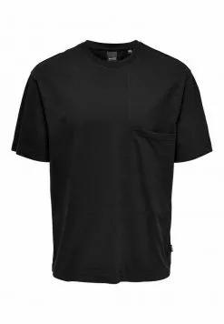 Only & Sons RELAXED FIT - T-shirt Basique - Black -Only & Sons Soldes Boutique e29d9dcfbb9d451788d0e67ed9ec9458