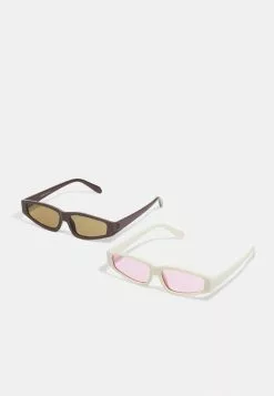 Only & Sons ONSSUNGLASSES UNISEX 2 PACK - Lunettes De Soleil - Potting Soil/beige