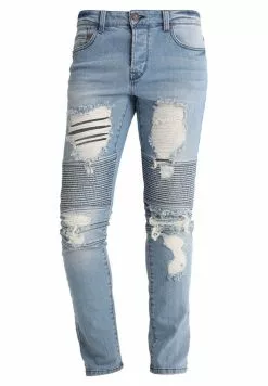 Only & Sons ONSSPUN BIKER - Jeans Fuselé - Blue Denim 10 Only & Sons ONSSPUN BIKER - Jeans Fuselé - Blue Denim -Only & Sons Soldes Boutique e2b36f0334474db392d66239860d3d74