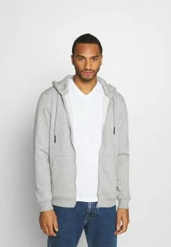 Only & Sons ONSCERES LIFE ZIP HOODIE - Sweat à Capuche Zippé - Light Grey