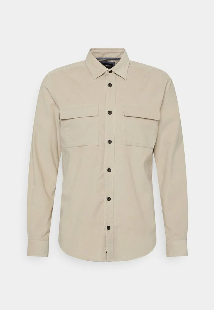 Only & Sons ONSLOGAN LIFE POCKET SHIRT - Chemise - Beige 1 Only & Sons ONSLOGAN LIFE POCKET SHIRT - Chemise - Beige