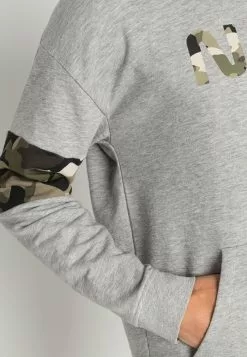 Only & Sons ONSNASA HOODIE - Sweatshirt - Light Grey Melange -Only & Sons Soldes Boutique e4c2af6d9d244c058e748bd4bdf43e66
