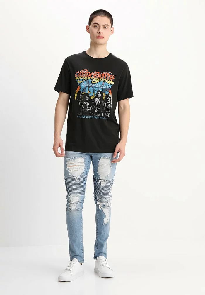 Only & Sons ONSSPUN BIKER - Jeans Fuselé - Blue Denim 2 Only & Sons ONSSPUN BIKER - Jeans Fuselé - Blue Denim – Image 2