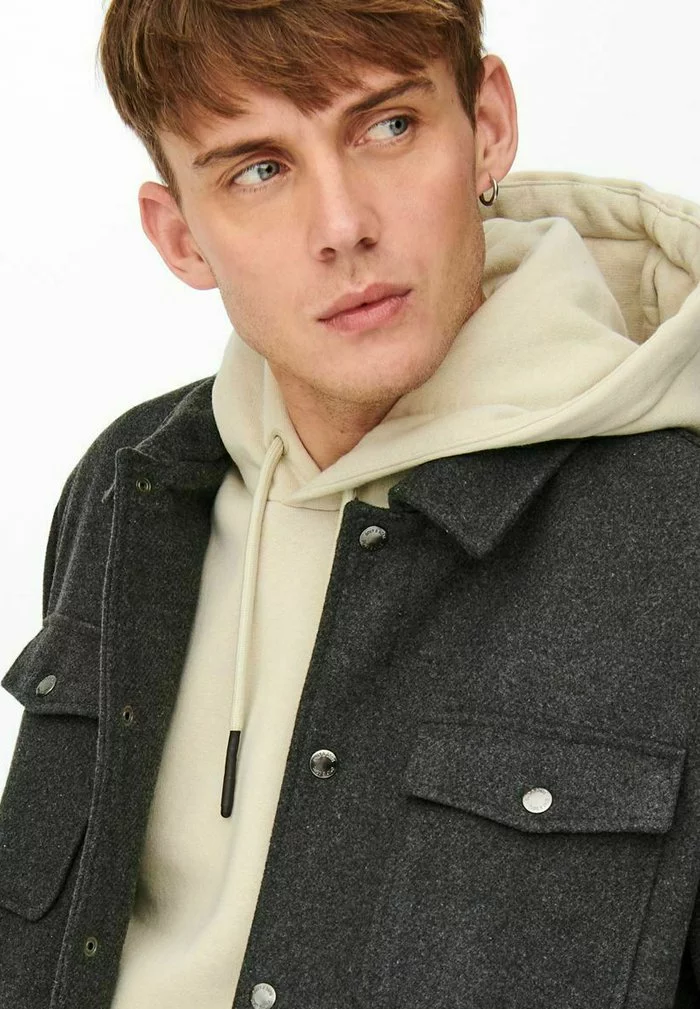 Only & Sons Veste Légère - Dark Grey Melange 6 Only & Sons Veste Légère - Dark Grey Melange – Image 6