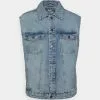 Only & Sons ONSRICK TRUCK - Veste Sans Manches - Blue Denim