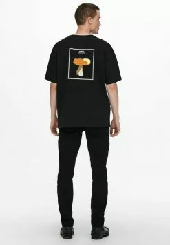 Only & Sons T-shirt Imprimé - Black -Only & Sons Soldes Boutique e8390e21b6b045249c82a1b32bfae558