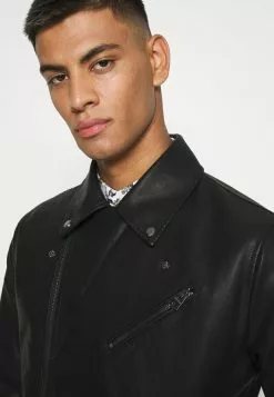 Only & Sons ONSAKSEL BIKER JACKET - Veste En Similicuir - Black -Only & Sons Soldes Boutique e8443ad27785465f80bca88c407afb7f
