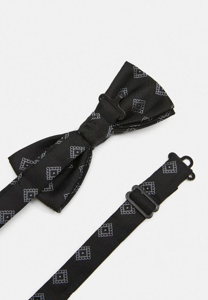 Only & Sons ONSTROY PATTERN BOW TIE SET - Noeud Papillon - Black 6 Only & Sons ONSTROY PATTERN BOW TIE SET - Noeud Papillon - Black – Image 6