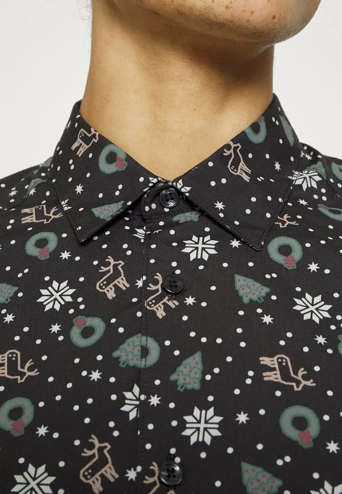 Only & Sons ONSXMAS MADO - Chemise - Black 6 Only & Sons ONSXMAS MADO - Chemise - Black – Image 6