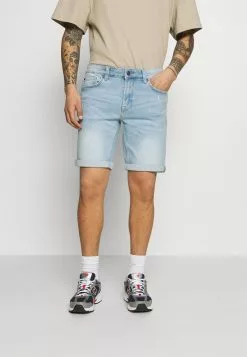 Only & Sons ONSPLY LIFE REG BLUE - Short En Jean - Blue