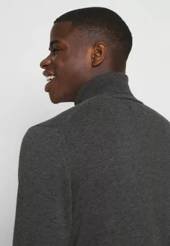 Only & Sons ONSALEX ROLL NECK - Pullover - Dark Grey Melange -Only & Sons Soldes Boutique e91cdcf1eaa34ae5b2883c133a136ff8