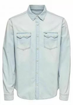 Only & Sons Chemise - Blue Denim -Only & Sons Soldes Boutique ea4b8dbf978040ecb9d7a70ea3b04d89