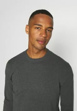 Only & Sons ONSALEX CREW NECK - Pullover - Dark Grey Melange -Only & Sons Soldes Boutique ea6da4e9154f477a8de759eb80444d84