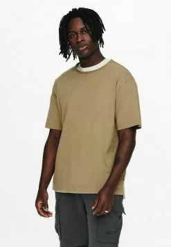 Only & Sons OVERSIZE - T-shirt Basique - Chinchilla