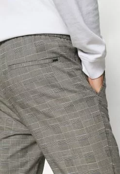 Only & Sons ONSLINUS LIFE CHECK - Pantalon Classique - Medium Grey Melange -Only & Sons Soldes Boutique eb6ac4de634d43a3a328fb5ed9878d7b