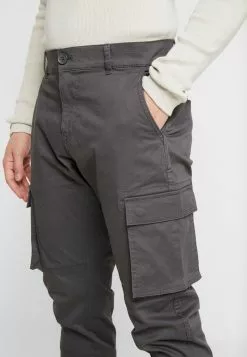 Only & Sons ONSCAM STAGE CUFF - Pantalon Cargo - Grey Pinstripe -Only & Sons Soldes Boutique ec272ffac10340b695d74e75261e8b61