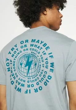 Only & Sons ONSARNE LIFE TEE - T-shirt Imprimé - Silver Blue -Only & Sons Soldes Boutique ed071a8191f64b75b7b4b527f2a005b6