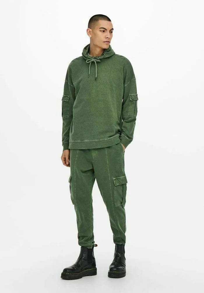 Only & Sons Pantalon Cargo - Rifle Green 2 Only & Sons Pantalon Cargo - Rifle Green – Image 2