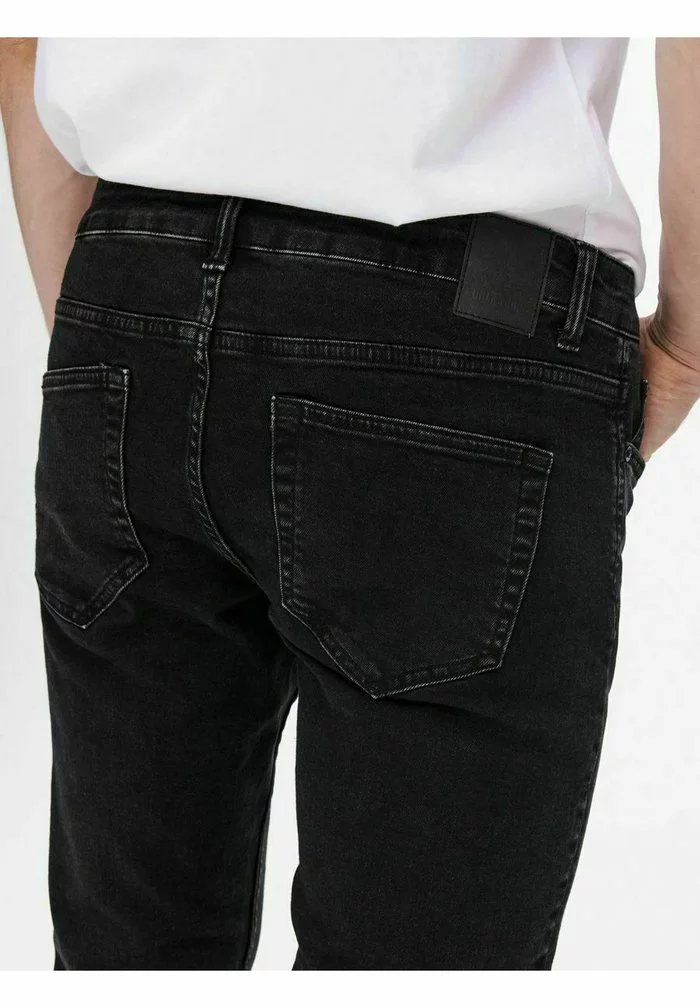 Only & Sons ONSLOOM LIFE - Jean Slim - Black Denim 5 Only & Sons ONSLOOM LIFE - Jean Slim - Black Denim – Image 5