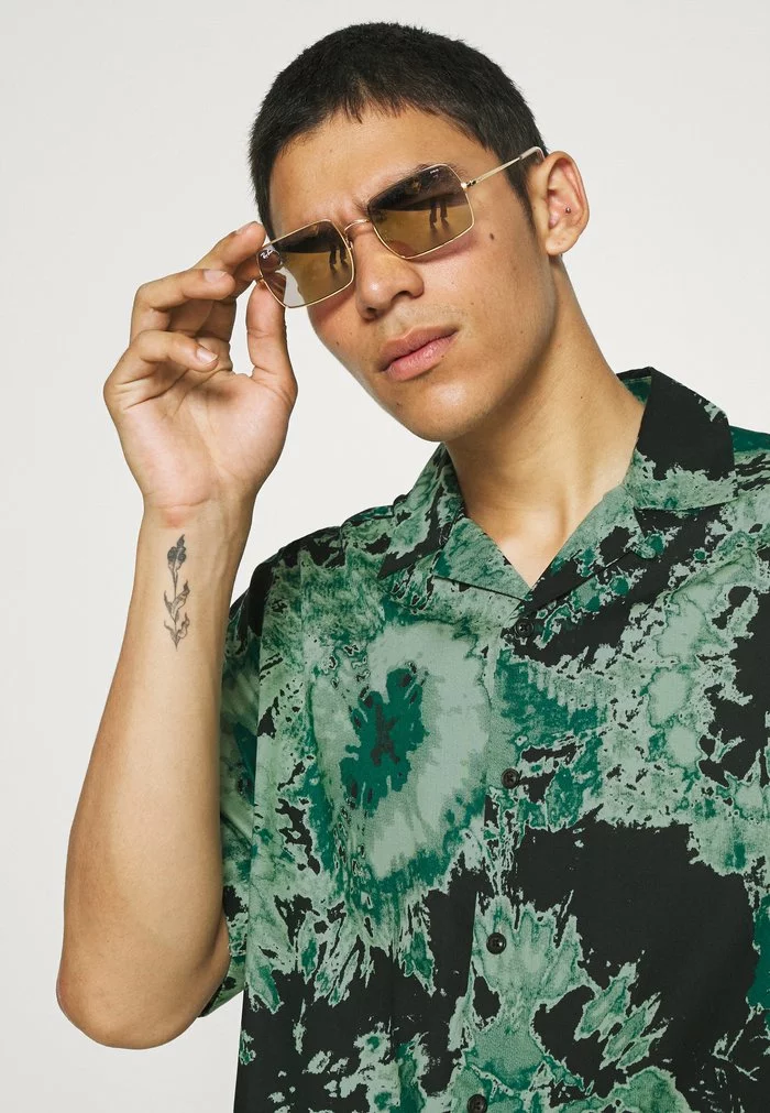 Only & Sons ONSDION TIE DYE POPLIN - Chemise - Deep Teal 4 Only & Sons ONSDION TIE DYE POPLIN - Chemise - Deep Teal – Image 4