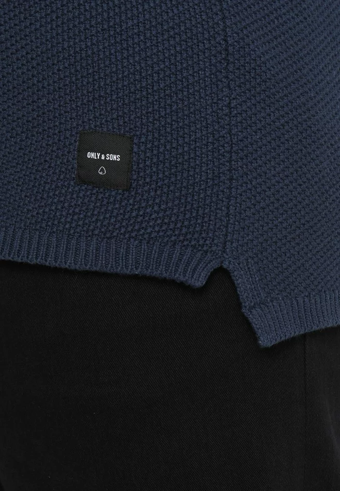 Only & Sons DAN STRUCTURE CREW - Pullover - Dress Blue 6 Only & Sons DAN STRUCTURE CREW - Pullover - Dress Blue – Image 6