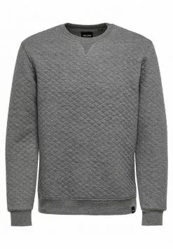 Only & Sons Pullover - Medium Grey Melange -Only & Sons Soldes Boutique f212aa2a11824edfaba44979490d3ae9
