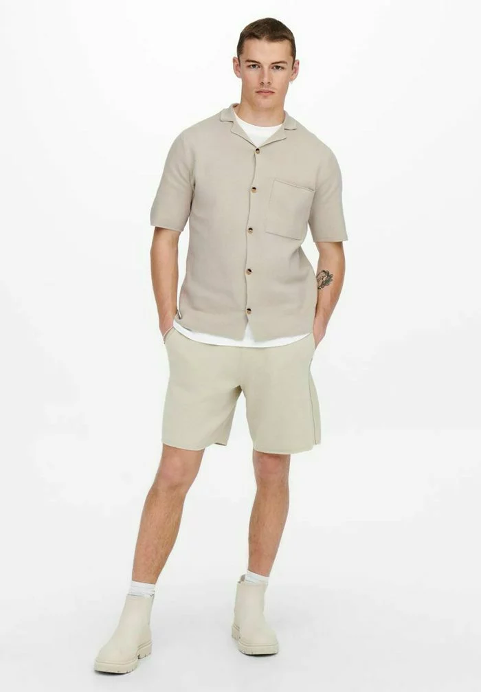 Only & Sons Chemise - Silver Lining 2 Only & Sons Chemise - Silver Lining – Image 2