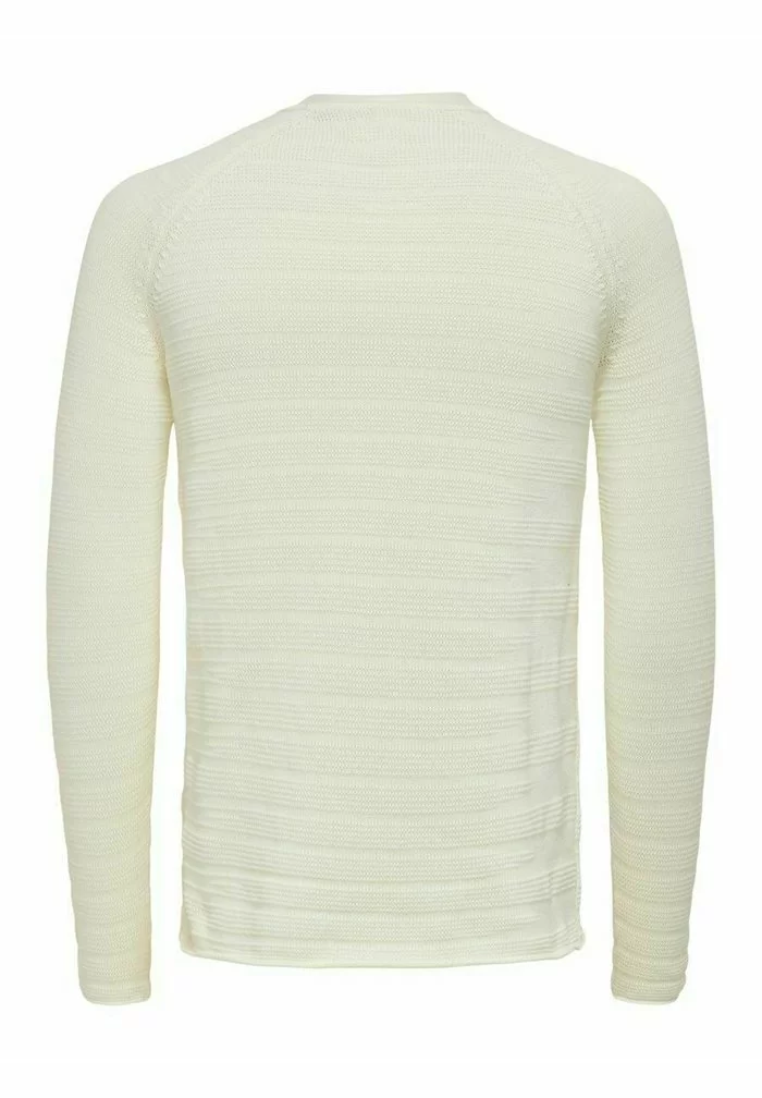 Only & Sons Pullover - Cloud Dancer 2 Only & Sons Pullover - Cloud Dancer – Image 2