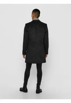 Only & Sons Manteau Classique - Dark Grey Melange -Only & Sons Soldes Boutique f30c4208c9ef45c08b33bf9b52d74777