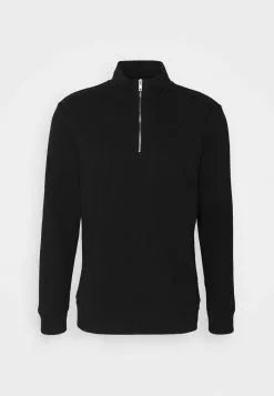 Only & Sons ONSCERES LIFE HALF ZIP - Sweatshirt - Black -Only & Sons Soldes Boutique f3b822f6d3f740a59530f84b2cfa04bf